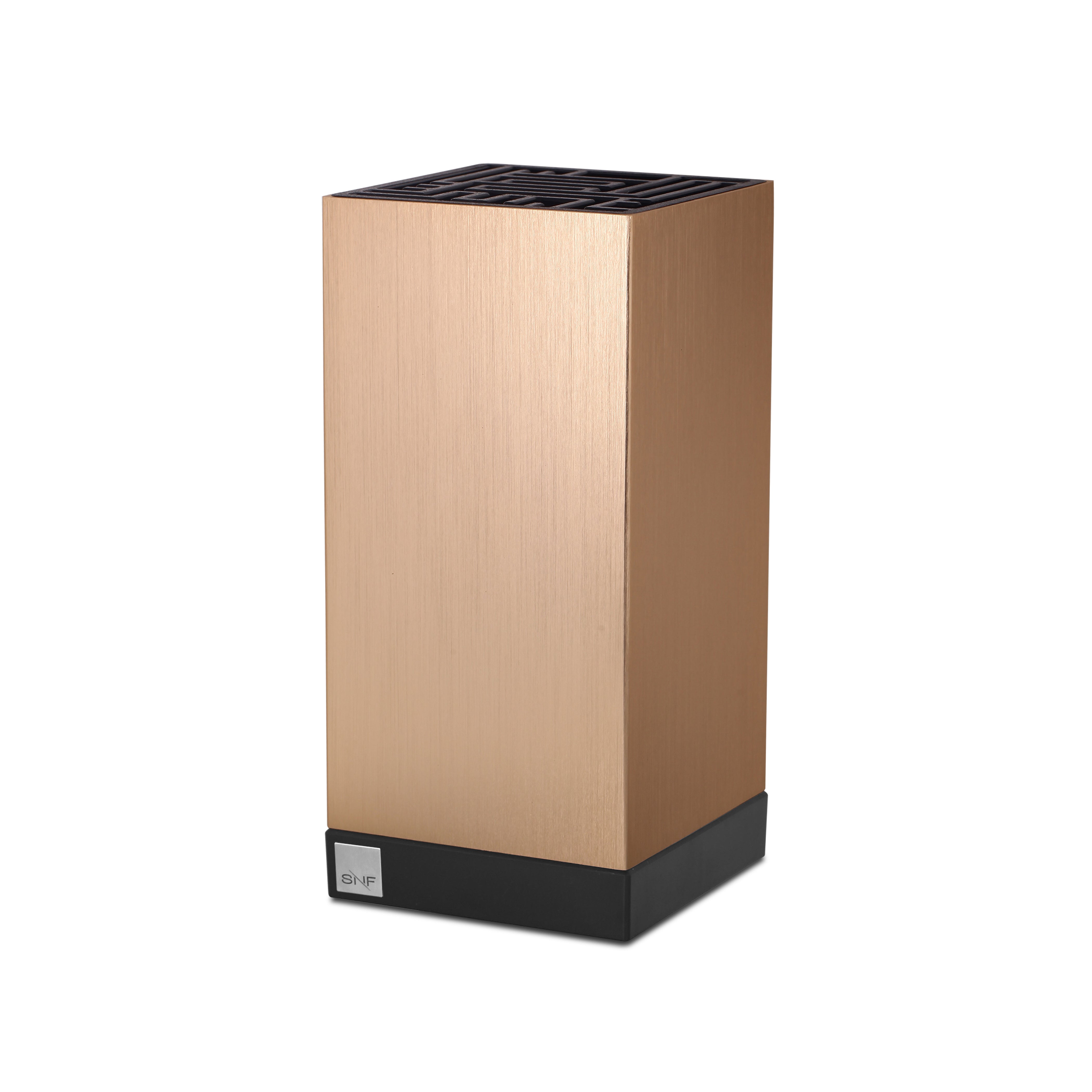 A-MAZE Knife Block Aluminium (Gold)