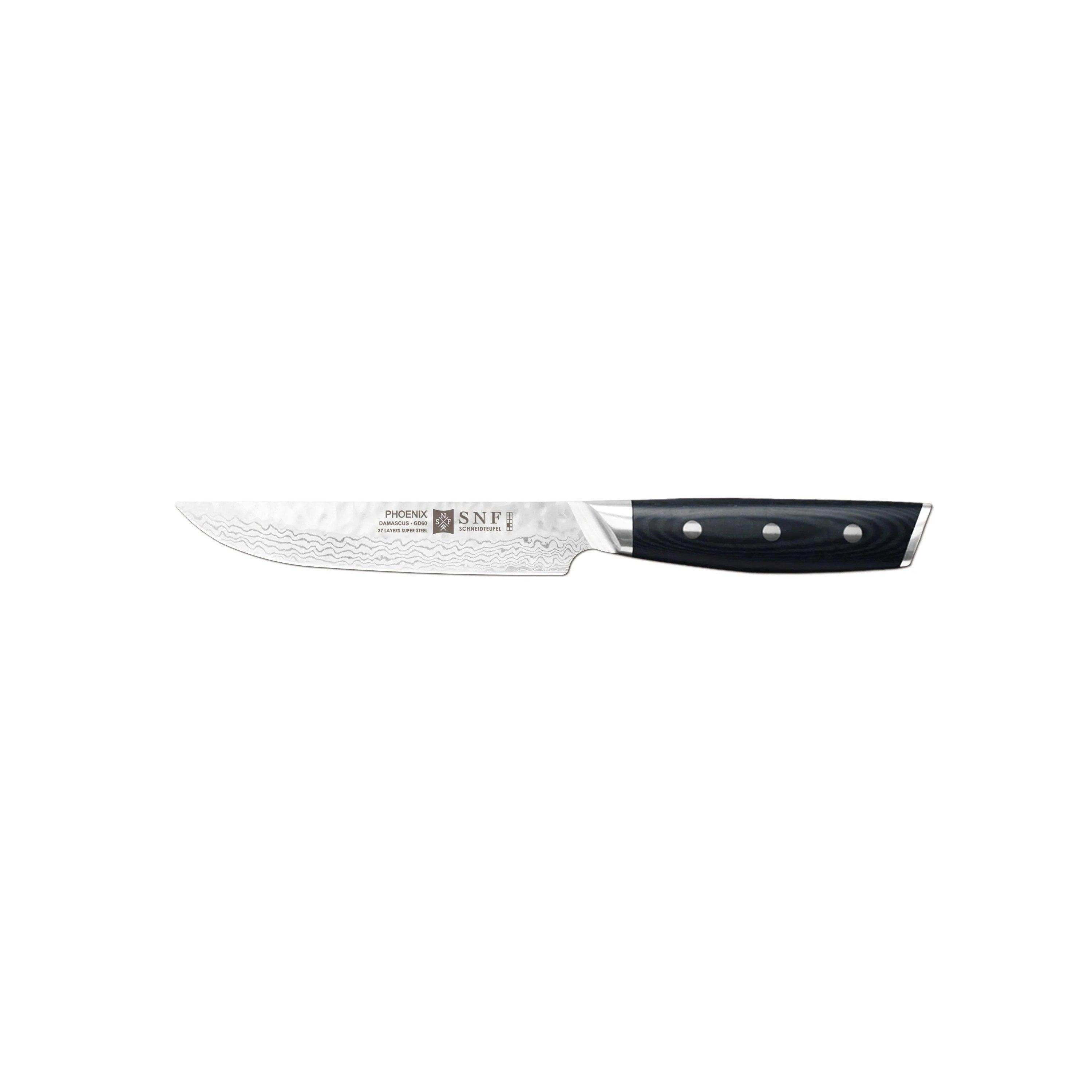 Phoenix Damascus 5" Steak Knife