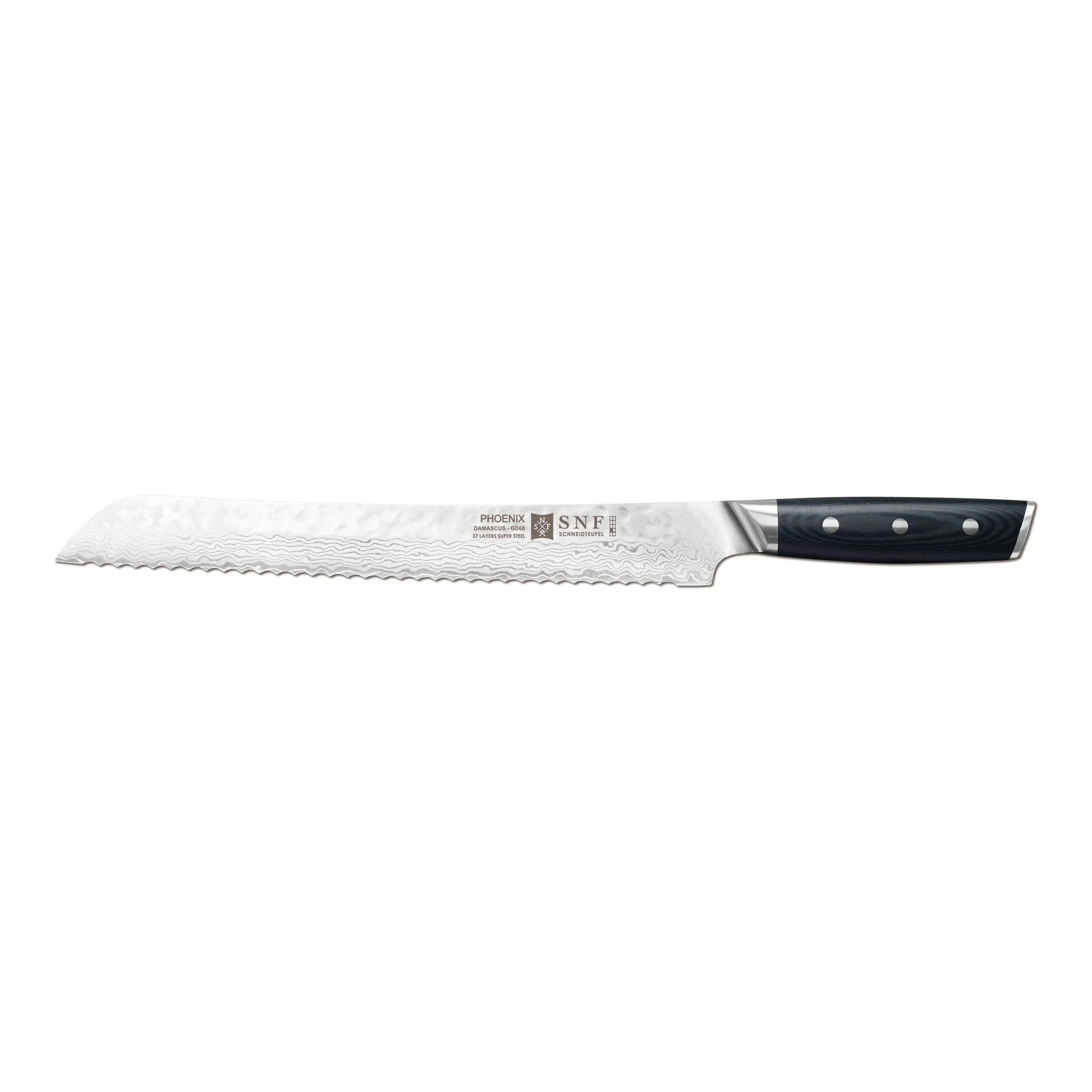 Phoenix Damascus 9" Bread Knife